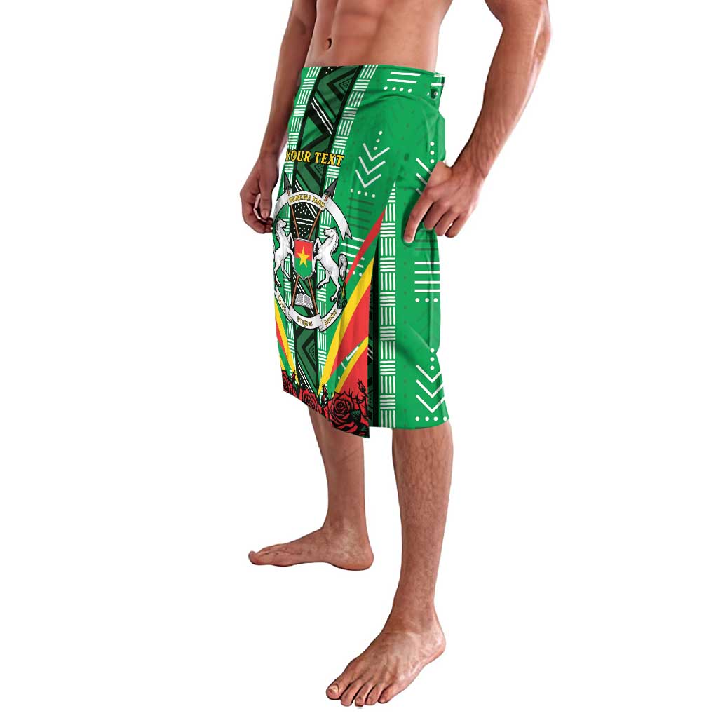 Personalised Burkina Faso Lavalava Coat Of Arms Bogolan Pattern