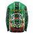 Personalised Burkina Faso Long Sleeve Shirt Coat Of Arms Bogolan Pattern