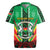 Personalised Burkina Faso Rugby Jersey Coat Of Arms Bogolan Pattern