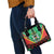Personalised Burkina Faso Shoulder Handbag Coat Of Arms Bogolan Pattern