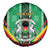 Personalised Burkina Faso Spare Tire Cover Coat Of Arms Bogolan Pattern