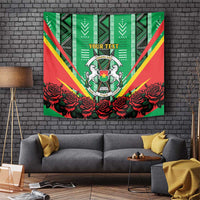 Personalised Burkina Faso Tapestry Coat Of Arms Bogolan Pattern