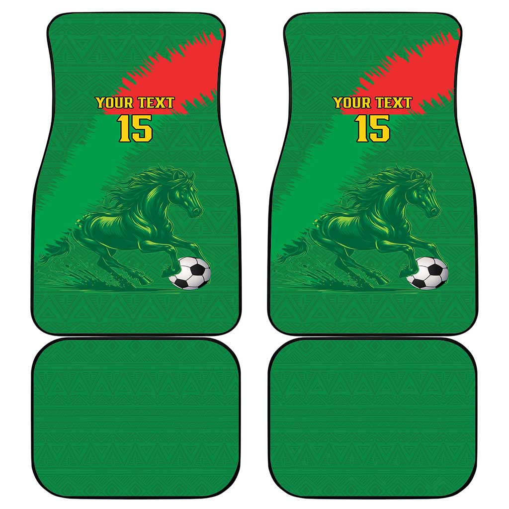 Custom Burkina Faso Football Car Mats Go Les Etalons