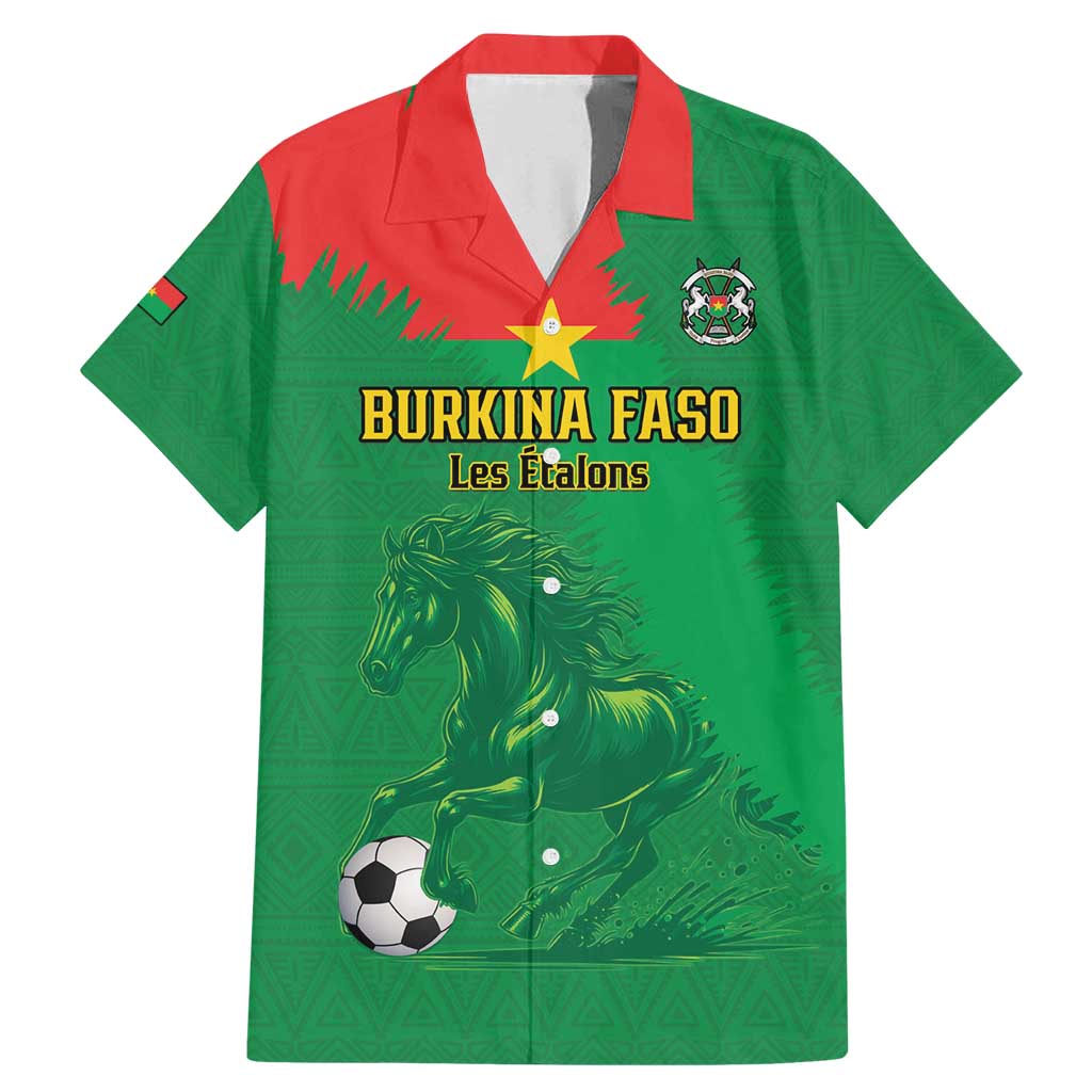 Custom Burkina Faso Football Family Matching Mermaid Dress and Hawaiian Shirt Go Les Etalons