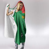 Custom Burkina Faso Football Hooded Blanket Go Les Etalons