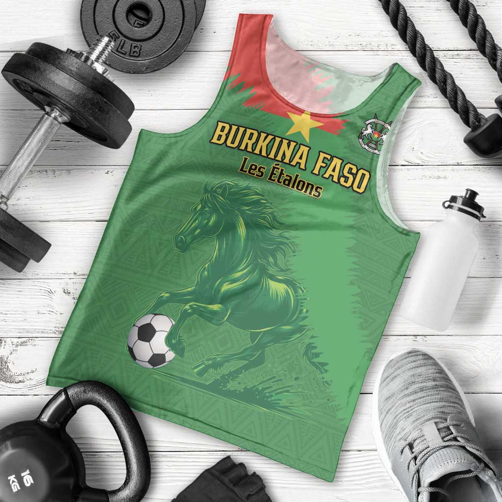 Custom Burkina Faso Football Men Tank Top Go Les Etalons