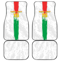 Custom Burkina Faso Football Car Mats Grunge Style
