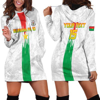 Custom Burkina Faso Football Hoodie Dress Grunge Style