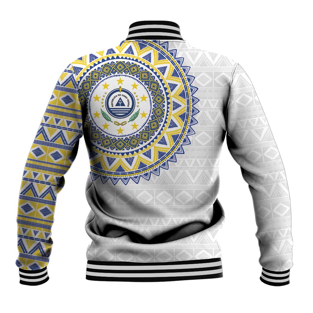 Cape Verde Baseball Jacket African Tribal Pattern