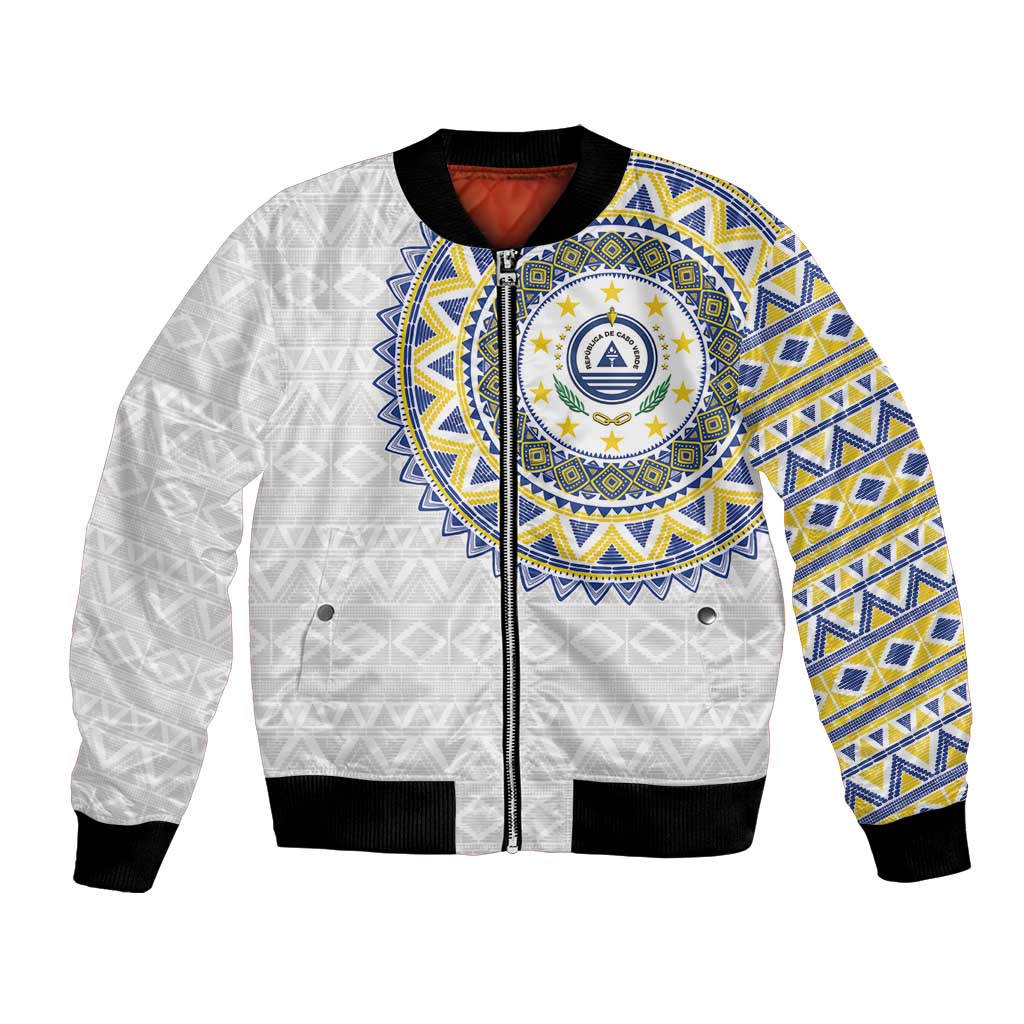 Cape Verde Bomber Jacket African Tribal Pattern