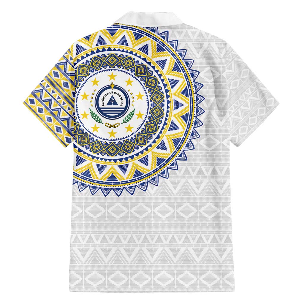 Cape Verde Family Matching Long Sleeve Bodycon Dress and Hawaiian Shirt African Tribal Pattern