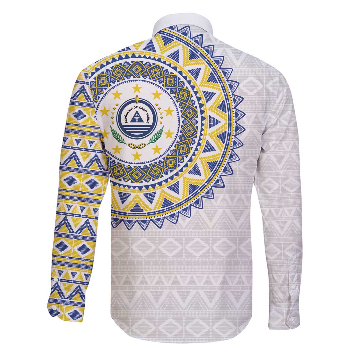 Cape Verde Family Matching Off The Shoulder Long Sleeve Dress and Hawaiian Shirt African Tribal Pattern