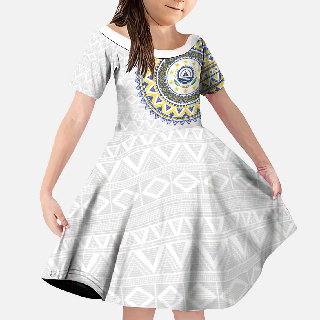 Cape Verde Family Matching Summer Maxi Dress and Hawaiian Shirt African Tribal Pattern