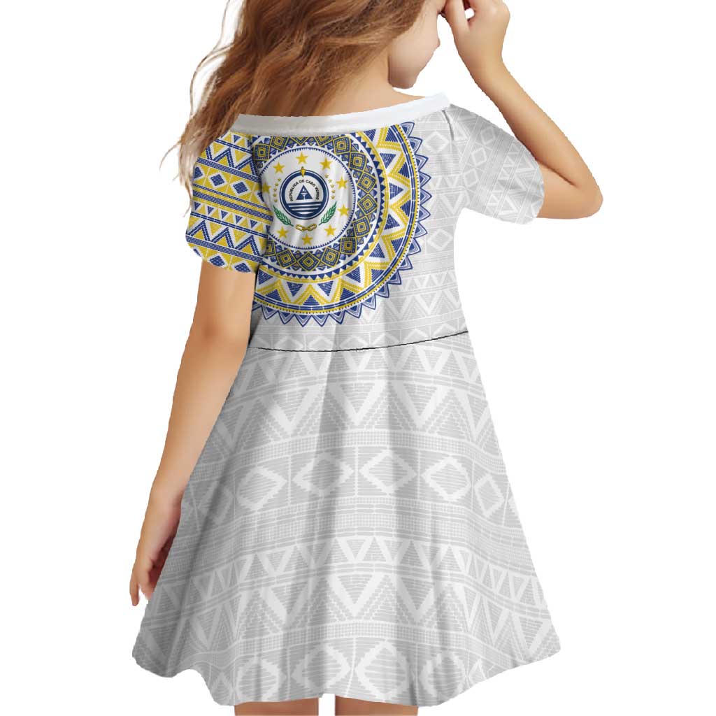 Cape Verde Family Matching Summer Maxi Dress and Hawaiian Shirt African Tribal Pattern