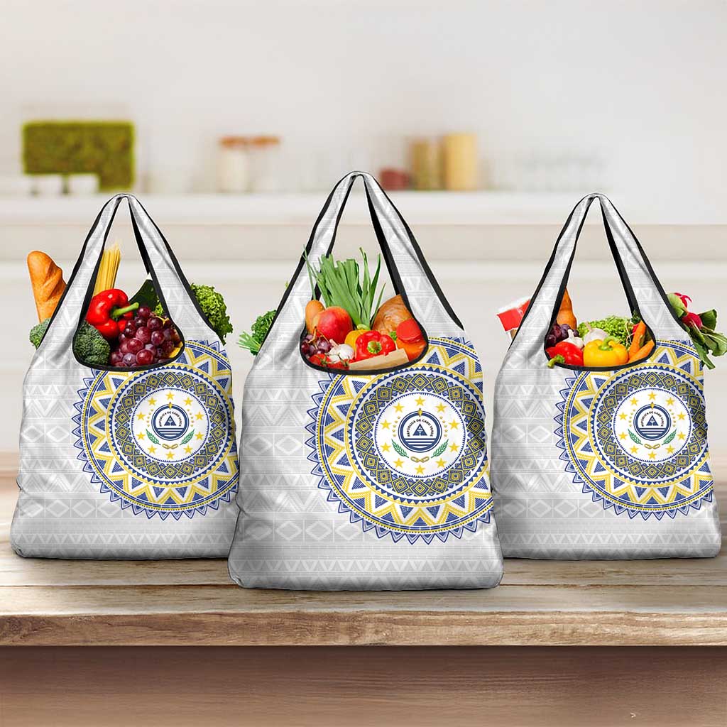 Cape Verde Grocery Bag African Tribal Pattern