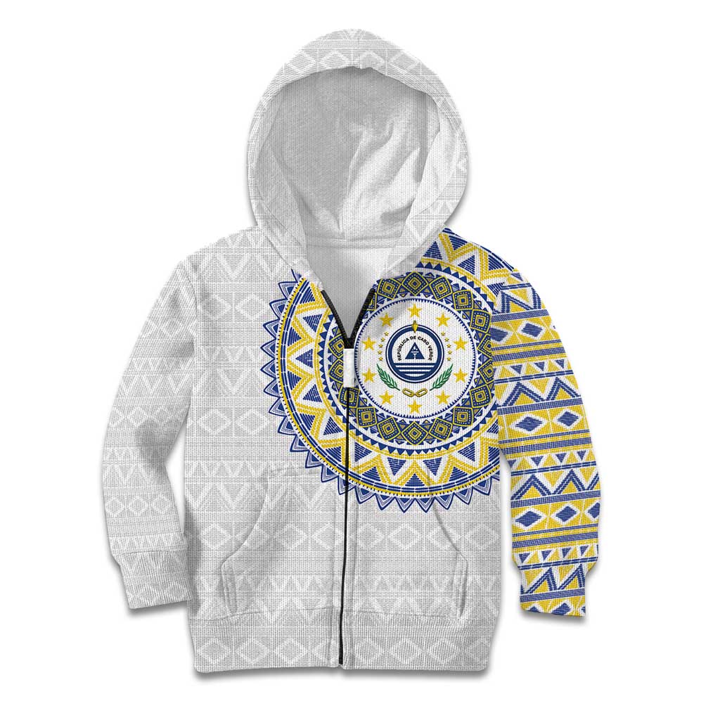 Cape Verde Kid Hoodie African Tribal Pattern