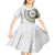 Cape Verde Kid Short Sleeve Dress African Tribal Pattern