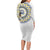 Cape Verde Long Sleeve Bodycon Dress African Tribal Pattern