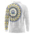 Cape Verde Long Sleeve Polo Shirt African Tribal Pattern