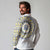 Cape Verde Long Sleeve Polo Shirt African Tribal Pattern