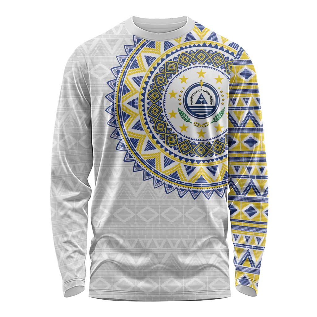 Cape Verde Long Sleeve Shirt African Tribal Pattern