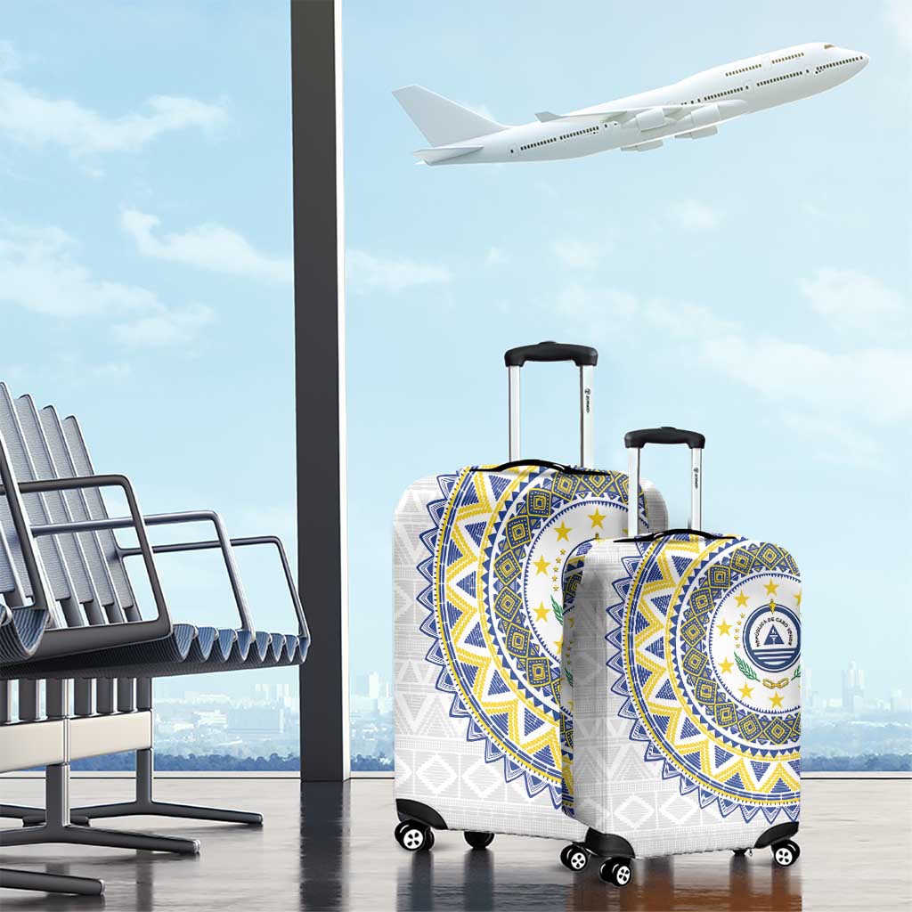 Cape Verde Luggage Cover African Tribal Pattern