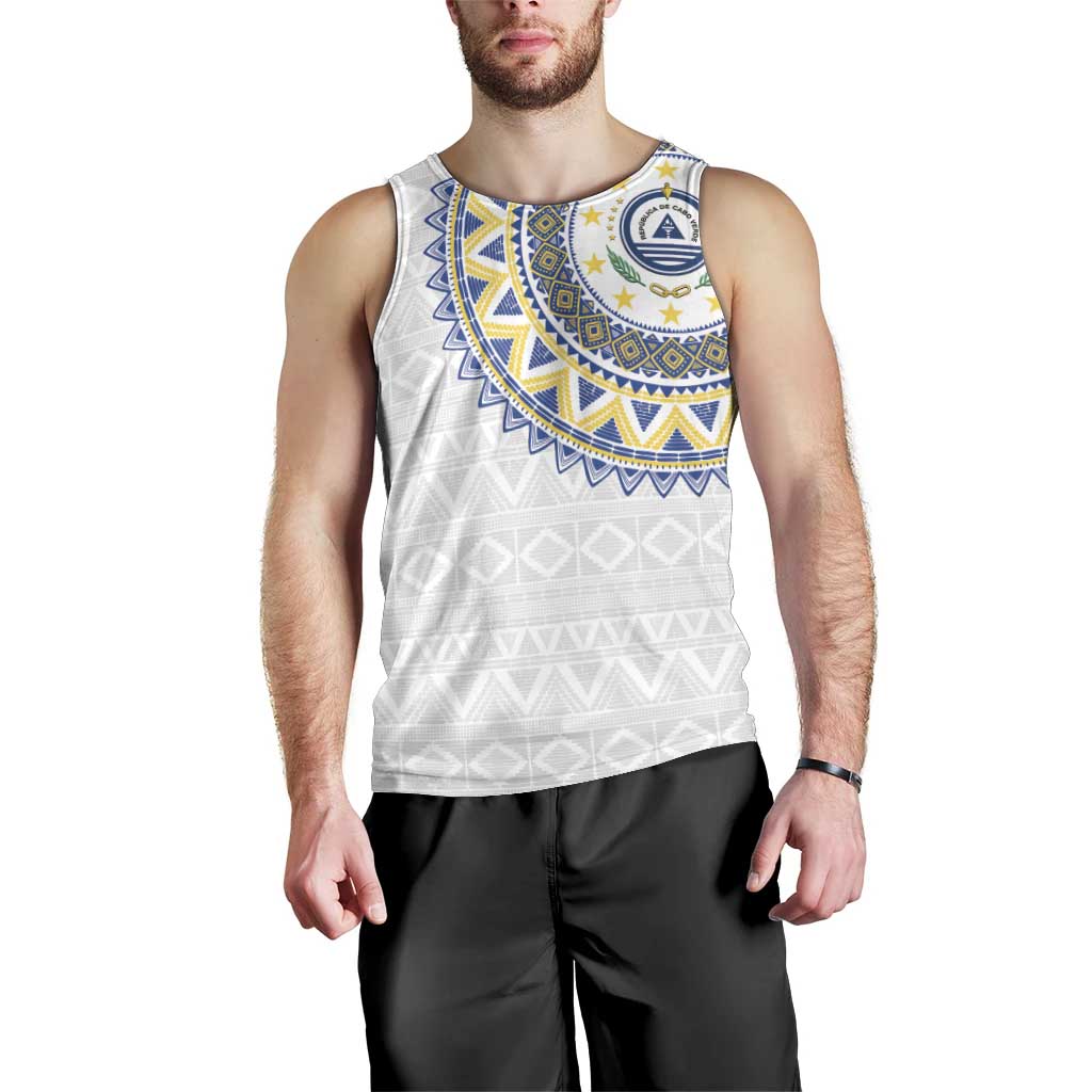 Cape Verde Men Tank Top African Tribal Pattern