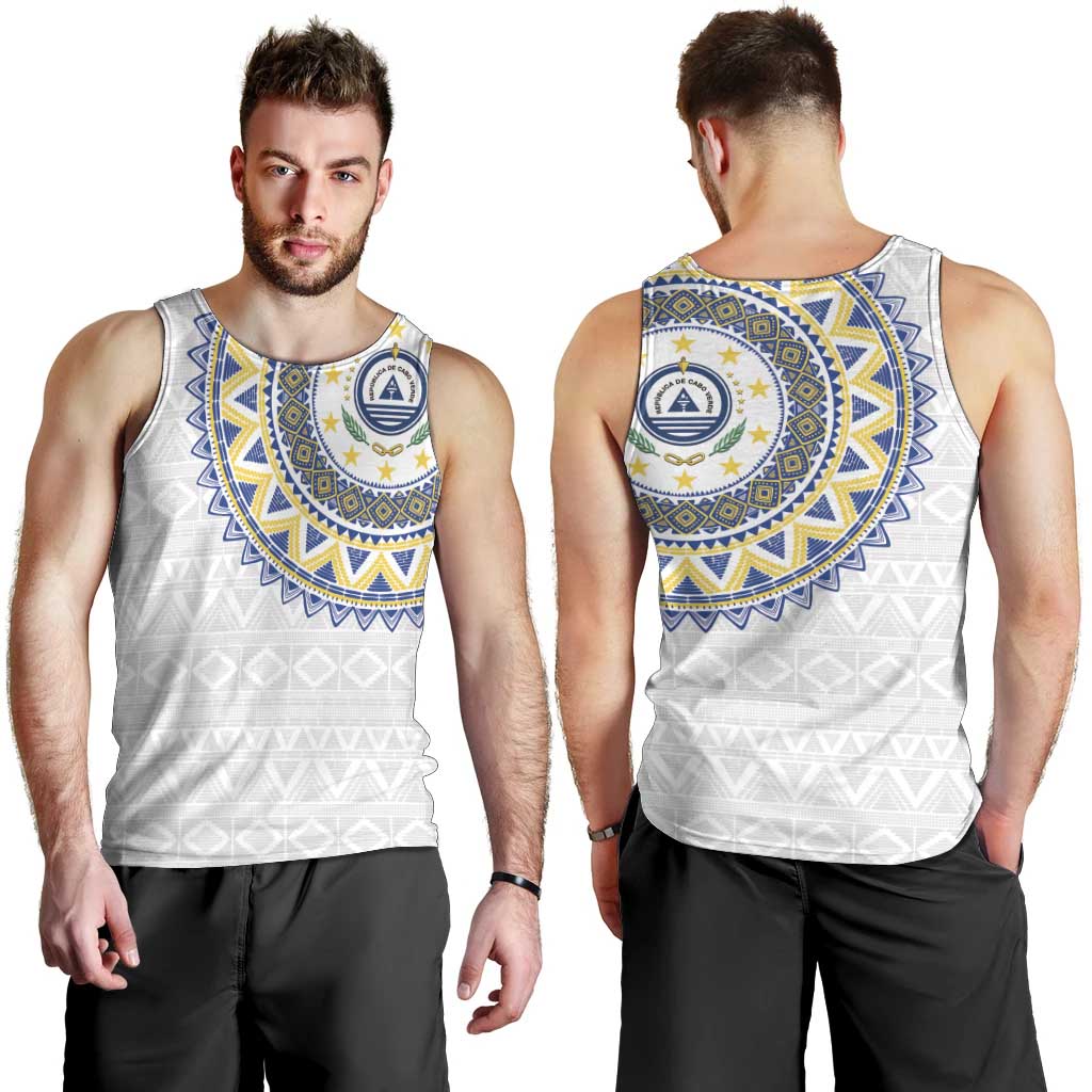 Cape Verde Men Tank Top African Tribal Pattern