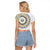 Cape Verde Raglan Cropped T Shirt African Tribal Pattern