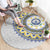 Cape Verde Round Carpet African Tribal Pattern