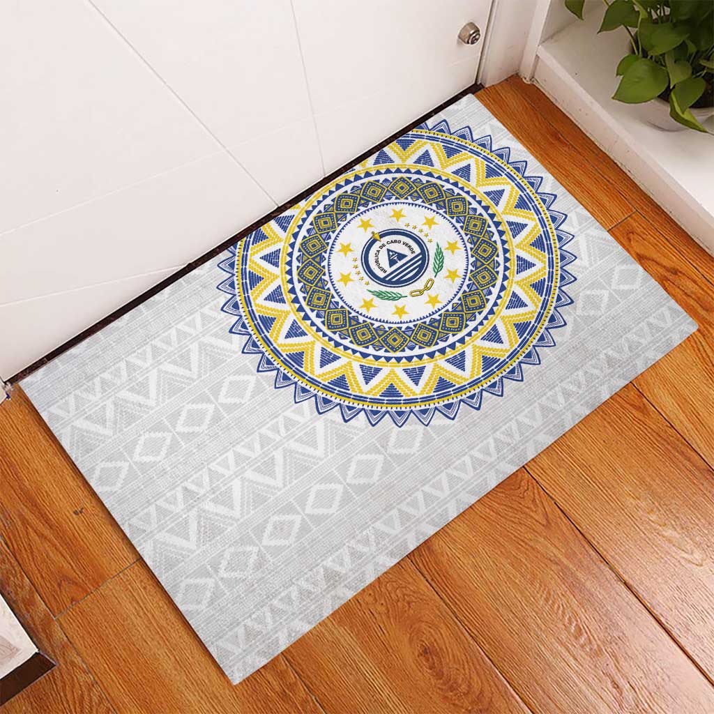 Cape Verde Rubber Doormat African Tribal Pattern