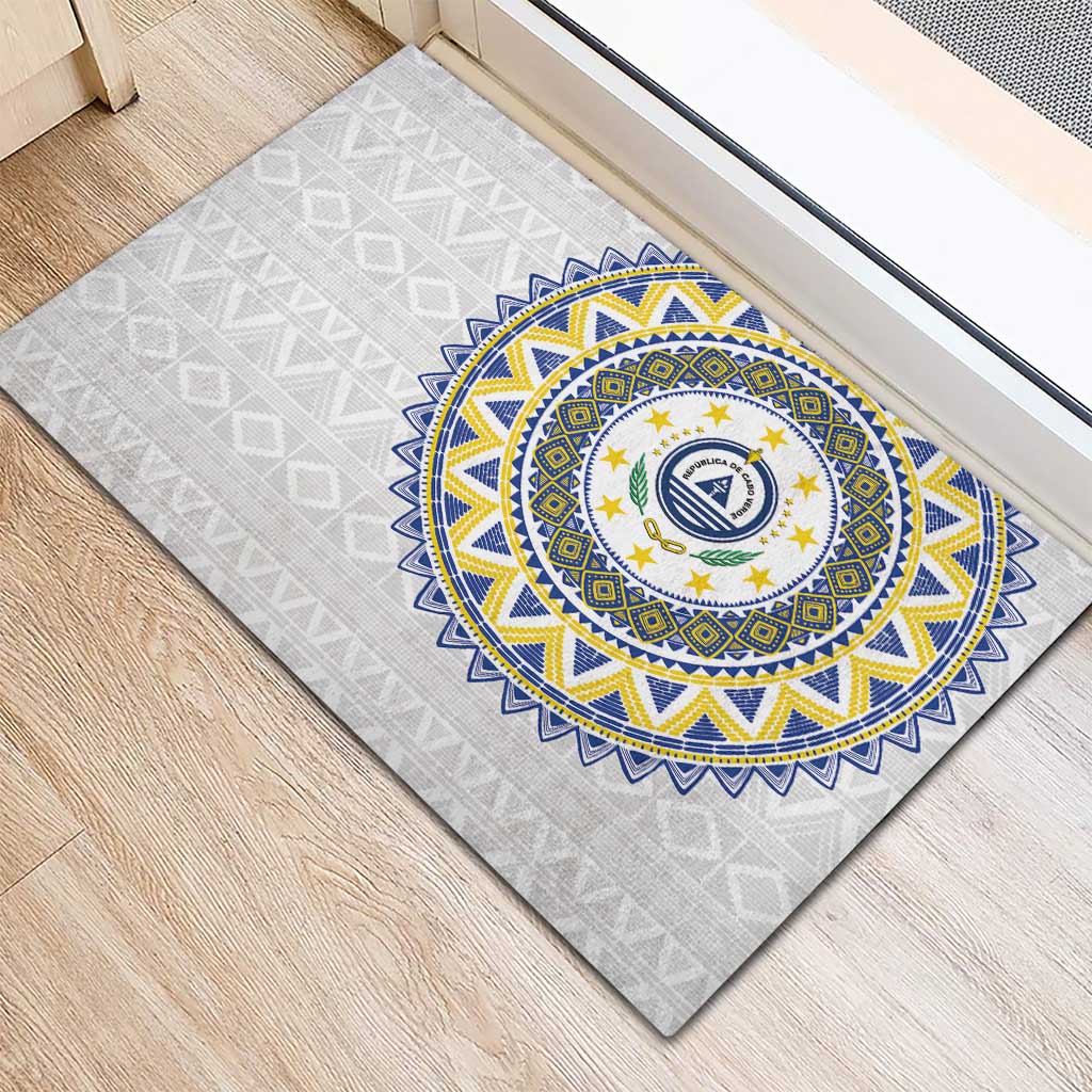 Cape Verde Rubber Doormat African Tribal Pattern