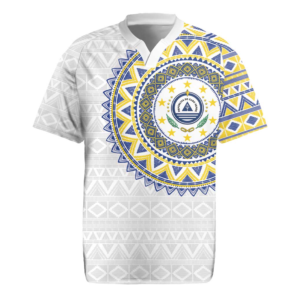Cape Verde Rugby Jersey African Tribal Pattern