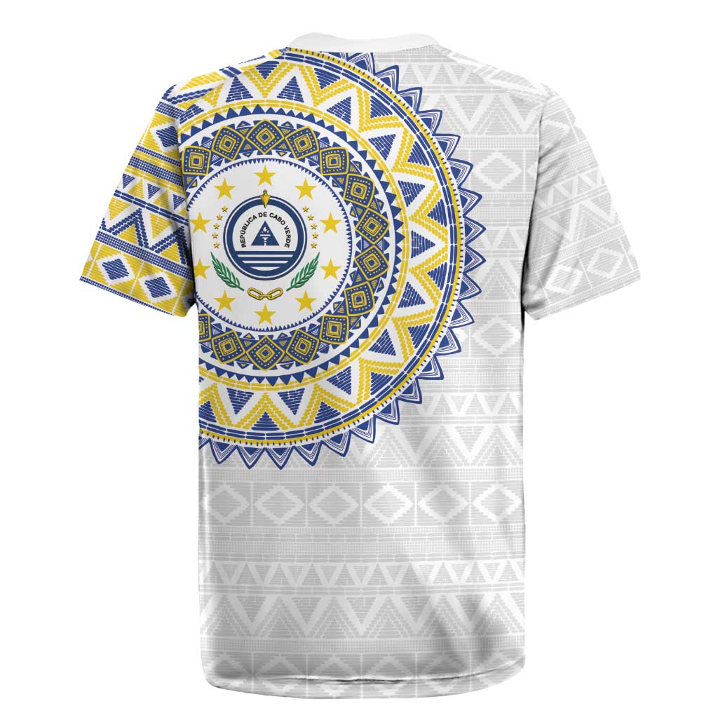 Cape Verde Rugby Jersey African Tribal Pattern