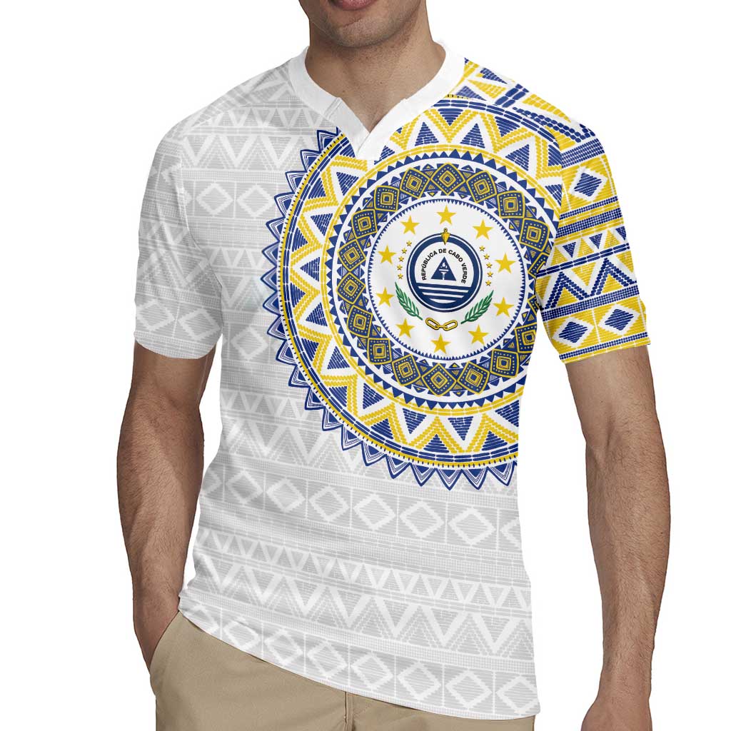 Cape Verde Rugby Jersey African Tribal Pattern