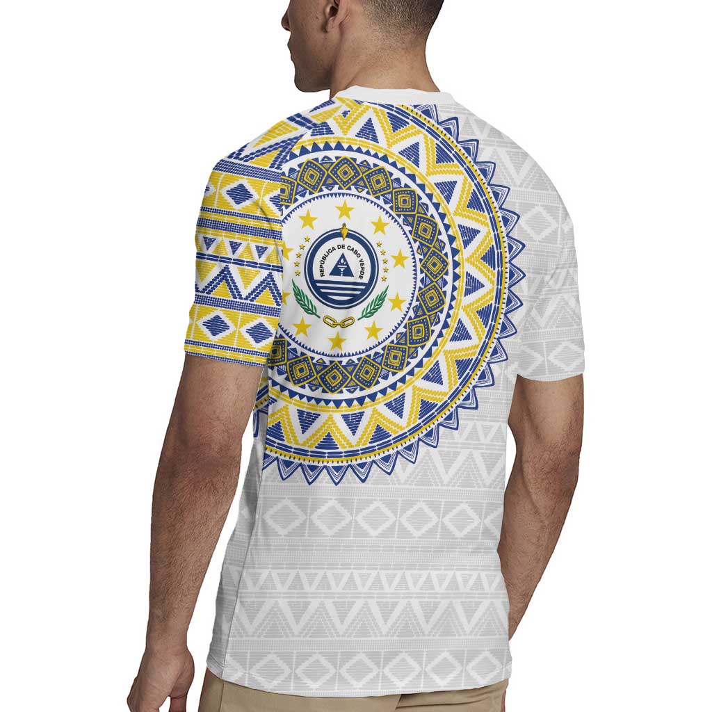 Cape Verde Rugby Jersey African Tribal Pattern