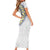 Cape Verde Short Sleeve Bodycon Dress African Tribal Pattern