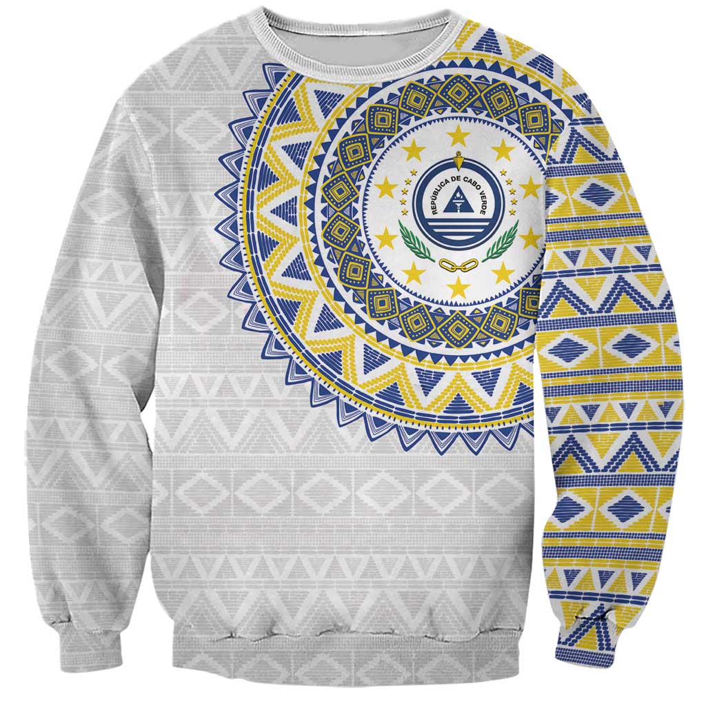 Cape Verde Sweatshirt African Tribal Pattern
