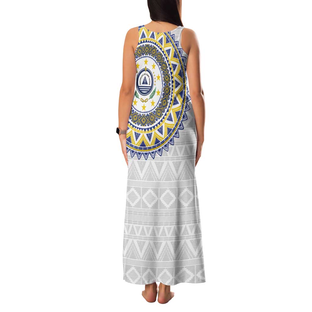 Cape Verde Tank Maxi Dress African Tribal Pattern
