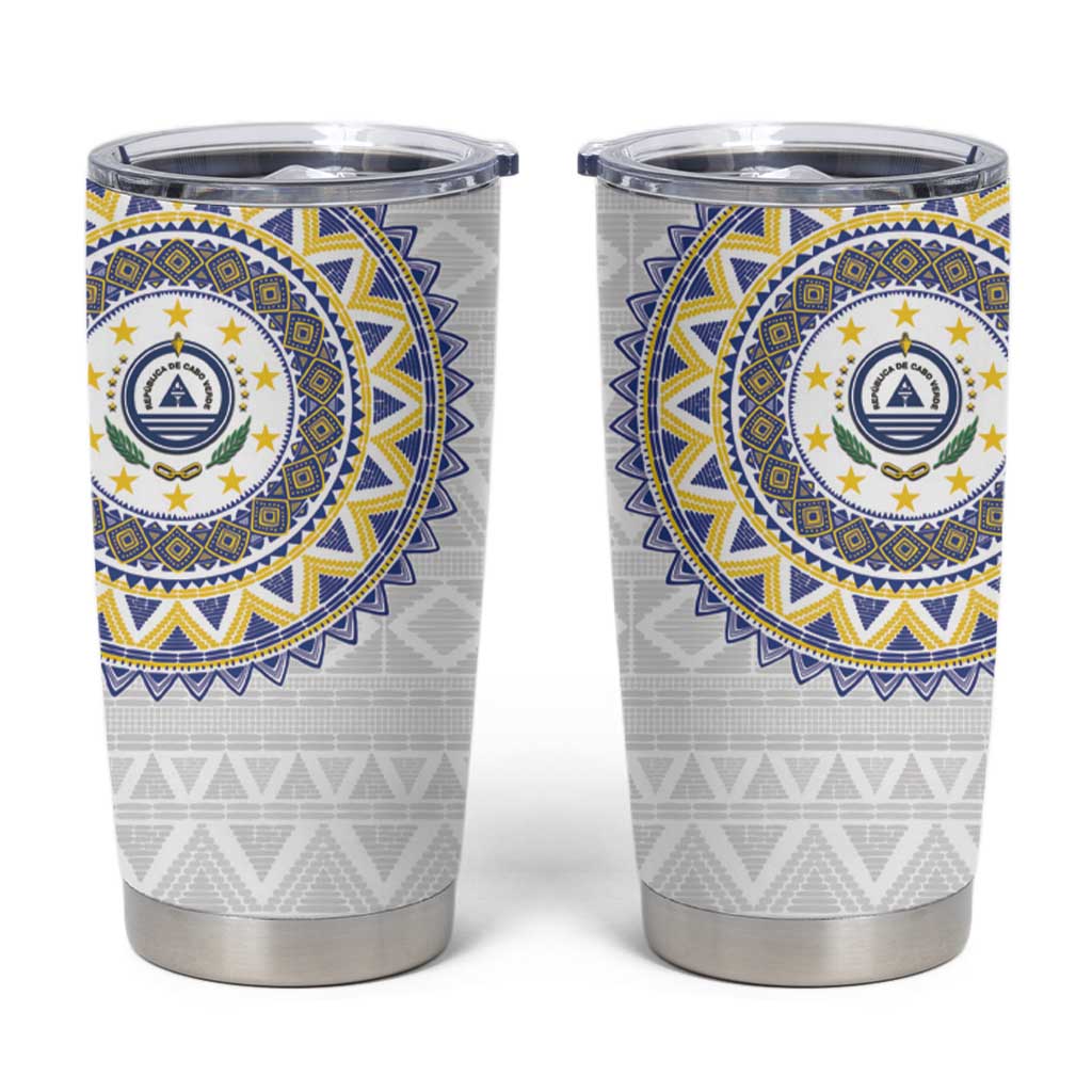 Cape Verde Tumbler Cup African Tribal Pattern