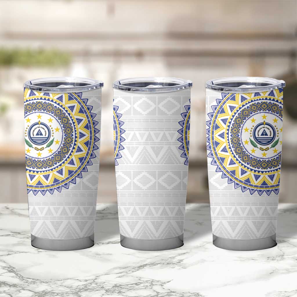 Cape Verde Tumbler Cup African Tribal Pattern