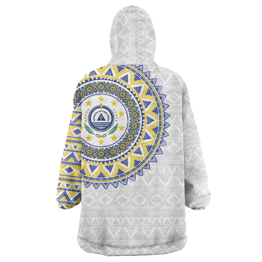 Cape Verde Wearable Blanket Hoodie African Tribal Pattern