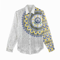 Cape Verde Women Casual Shirt African Tribal Pattern