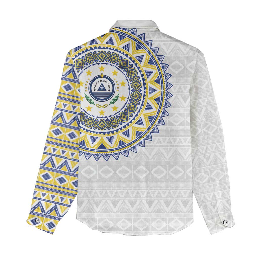 Cape Verde Women Casual Shirt African Tribal Pattern