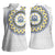 Cape Verde Women Sleeveless Polo Shirt African Tribal Pattern