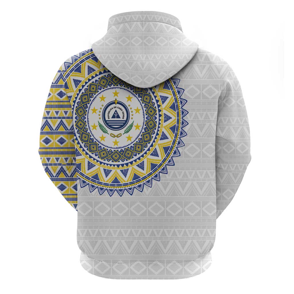 Cape Verde Zip Hoodie African Tribal Pattern