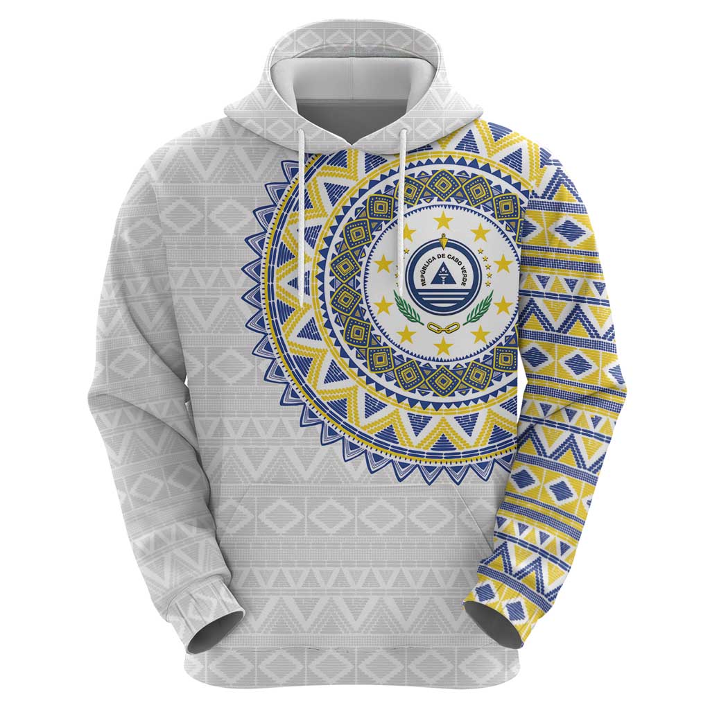 Cape Verde Zip Hoodie African Tribal Pattern