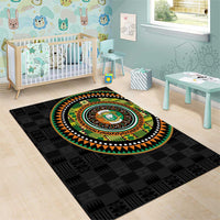 Ivory Coast Area Rug African Tribal Pattern