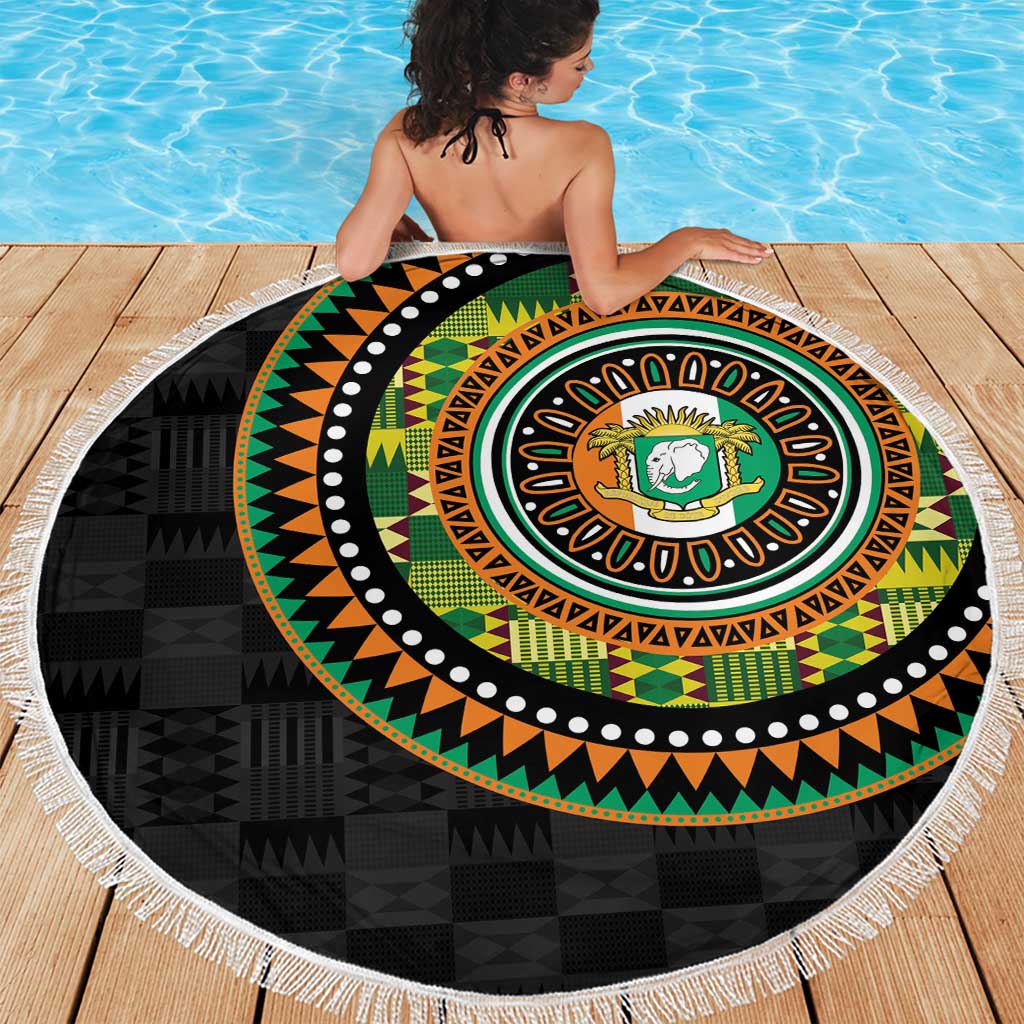 Ivory Coast Beach Blanket African Tribal Pattern