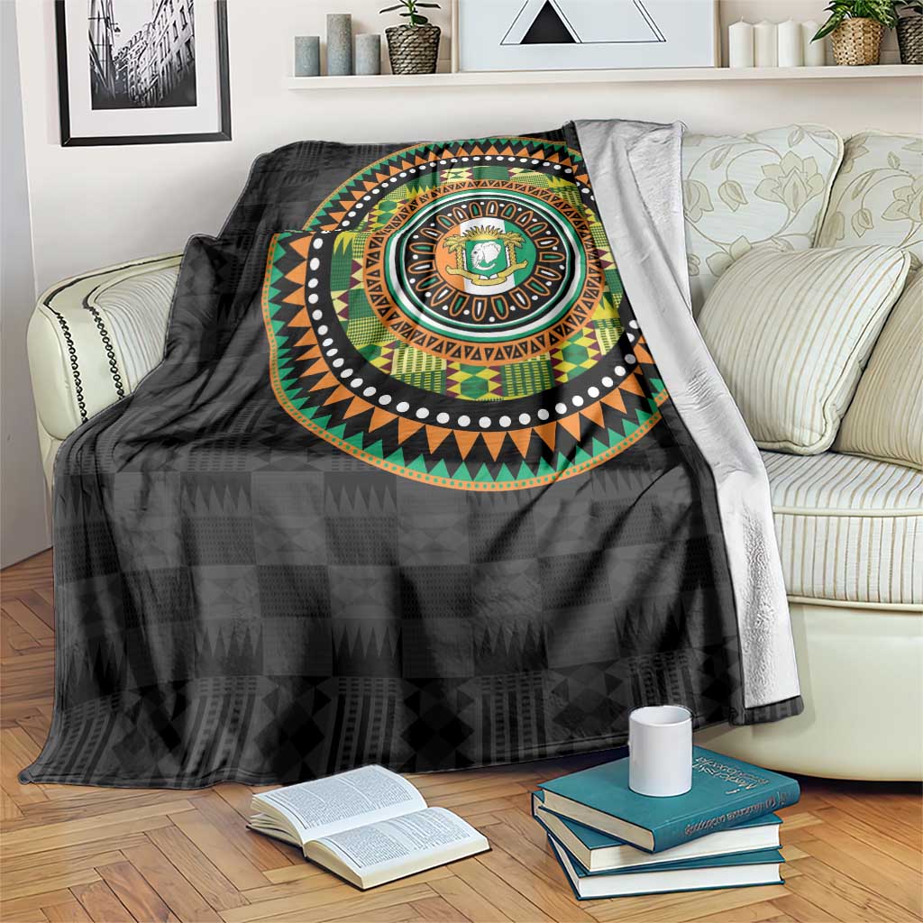 Ivory Coast Blanket African Tribal Pattern